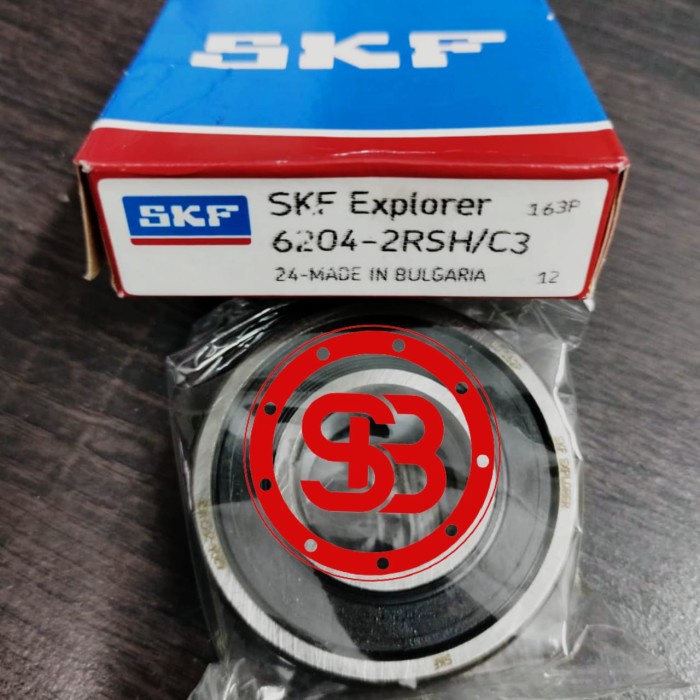 Vòng Bi / Laker / Laher 6204 2RS / 6204 2RS C3 SKF Nguyên Bản Chất Lượng Cao