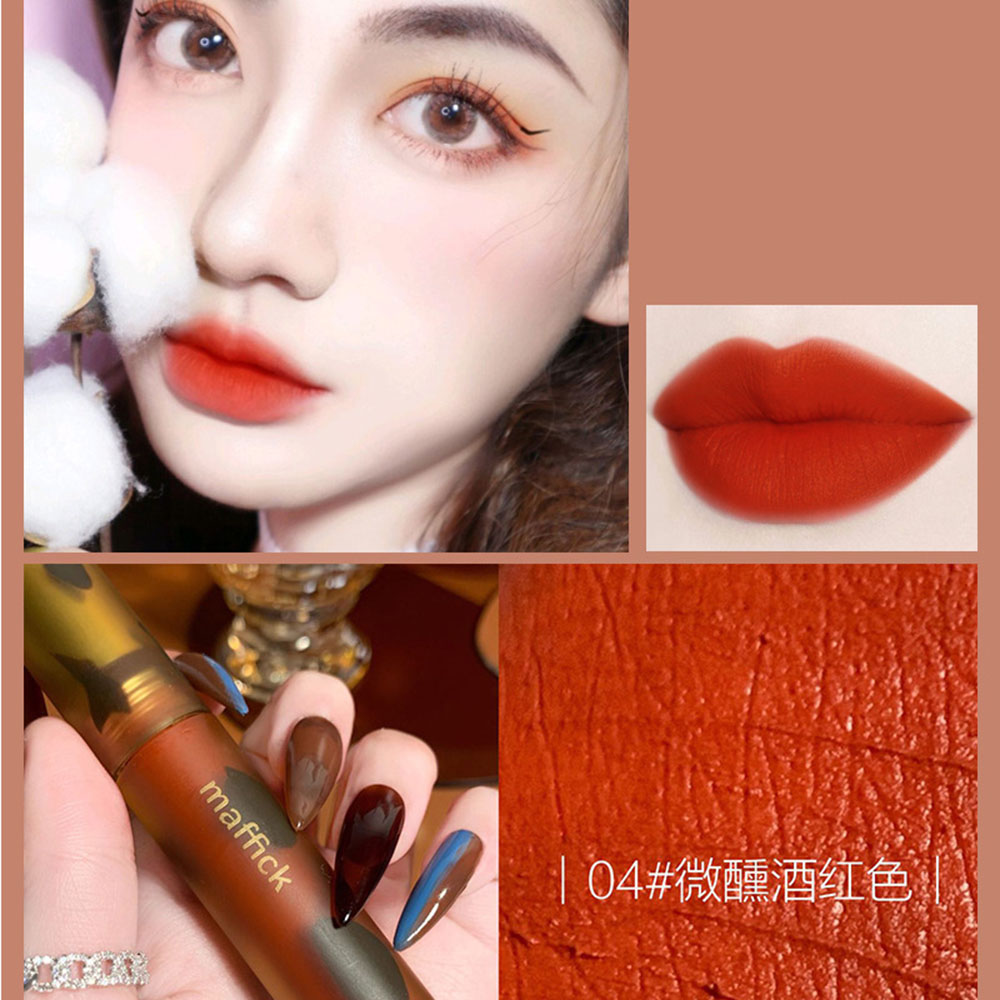 (Hàng Mới Về) Son Môi Màu Lì Dưỡng Ẩm Lâu Trôi Không Dính Ly Tiện Dụng | BigBuy360 - bigbuy360.vn