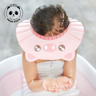 Mũ gội đầu có che tai cho bé