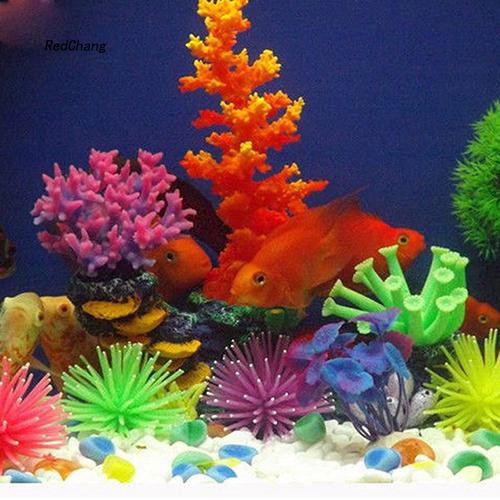 San hô nhựa màu sắc tươi sáng dùng để trang trí bể nuôi cá cảnh chất lượng cao