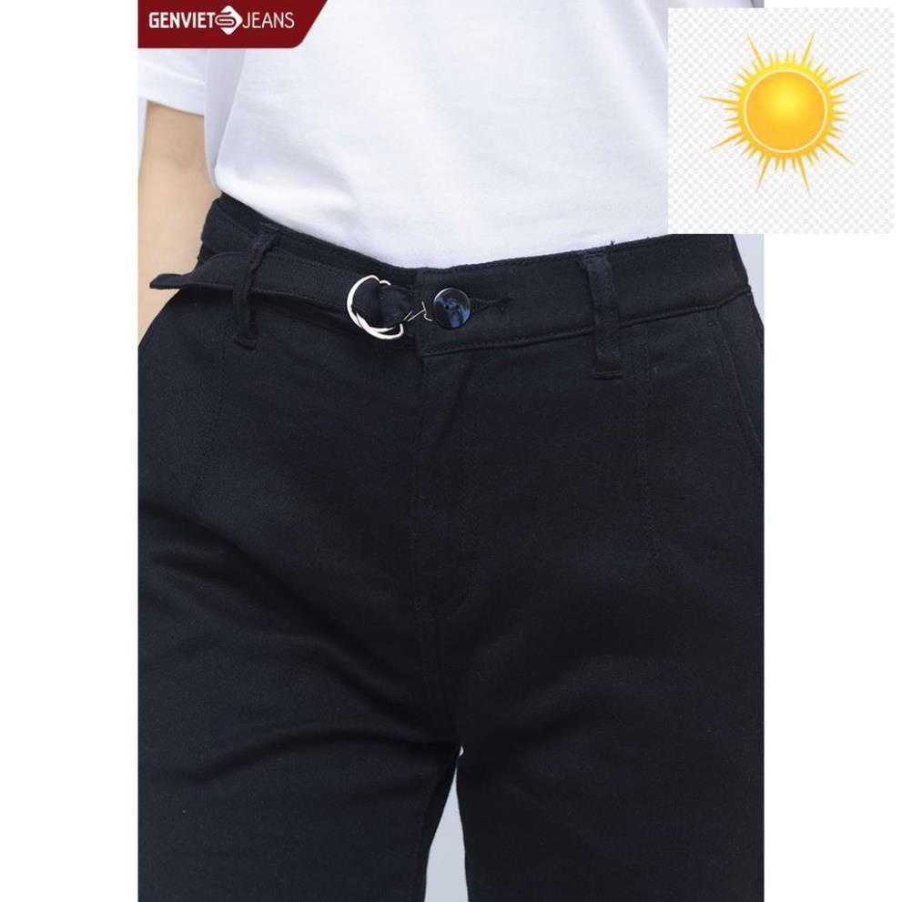 ️🎽 Quần Ngố Kaki Nữ GENVIET TQ302K1447 ️🎽