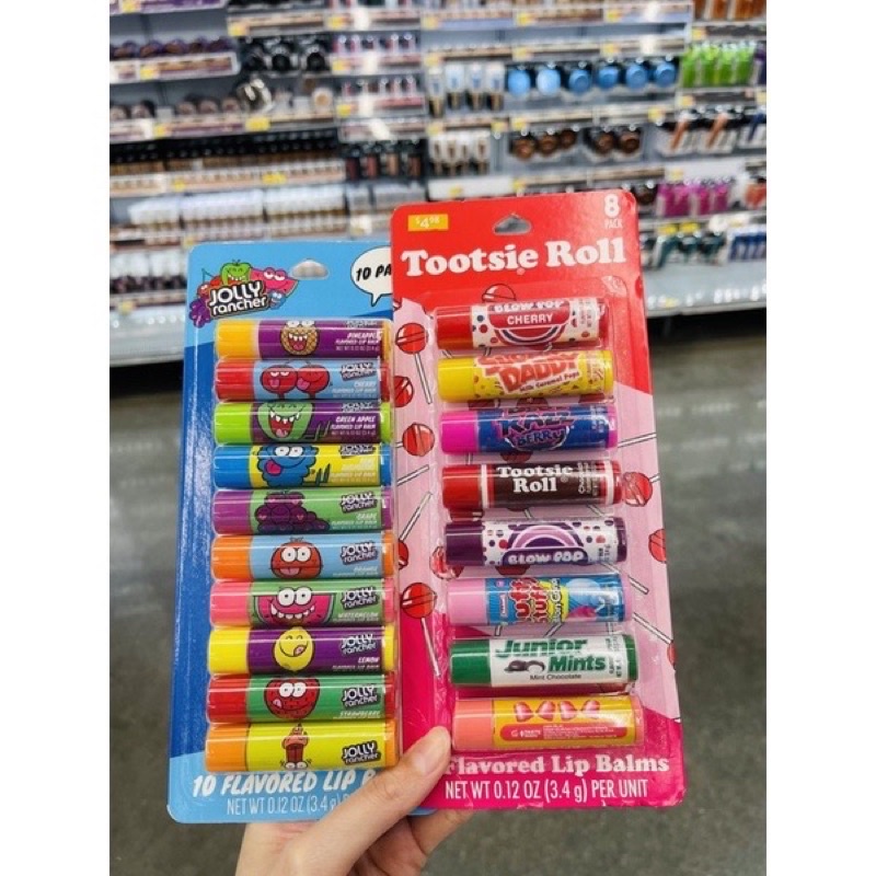 Son dưỡng ẩm Lip Smacker, Chapstick, Pepsi.. Của Mỹ