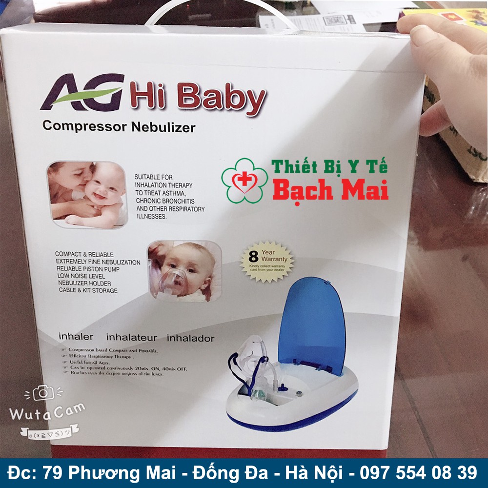 Máy Xông Hút Mũi 2in1 AG Hi Baby [Bảo Hành 08 Năm] VN