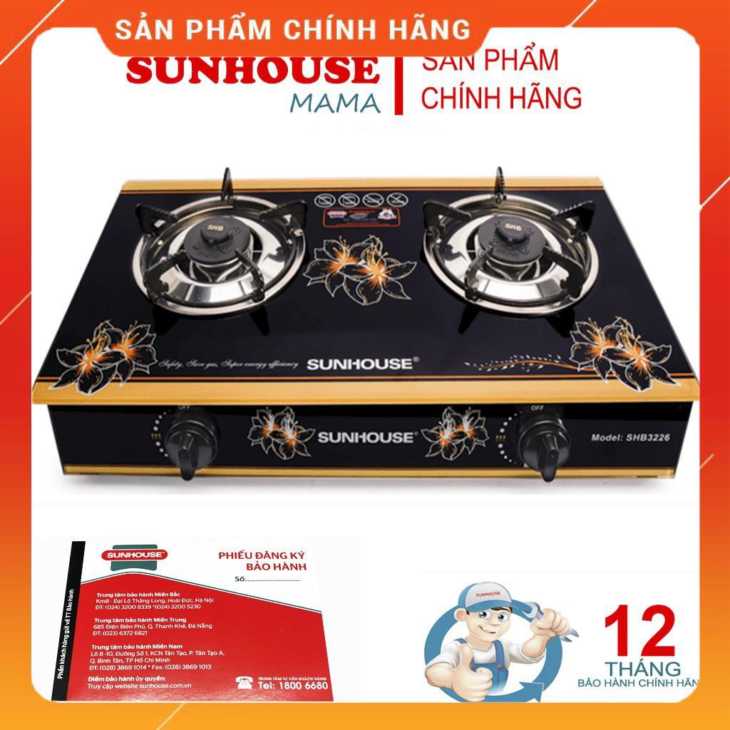 Bếp ga đôi dương kính SHB3365, 3326, 3336 - Chính hãng Sunhouse