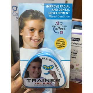 Dụng cụ nắn chỉnh răng cho trẻ 6-10T TRAINER T4K xanh,hồng