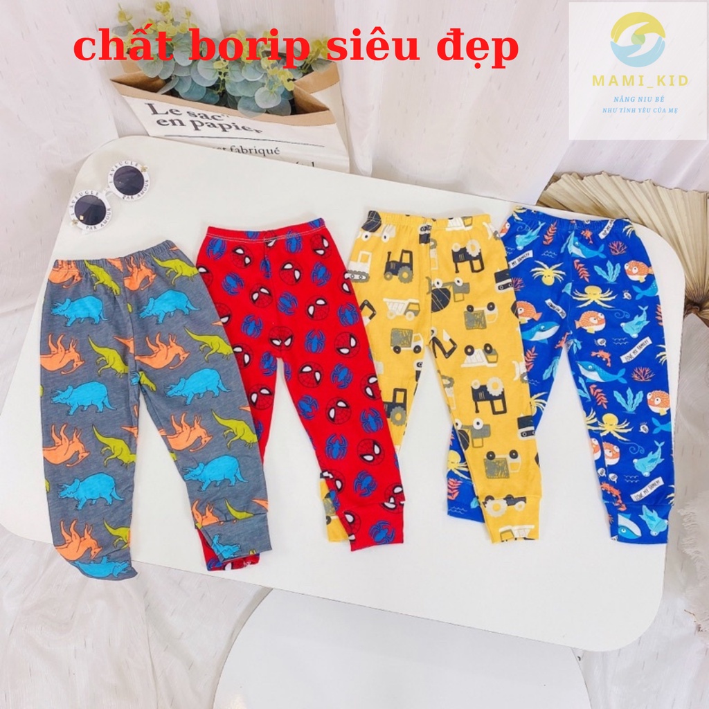 quần chục cho bé chất cotton borip loại 1, hàng dày dặn đẹp, 7-22kg Mamikid