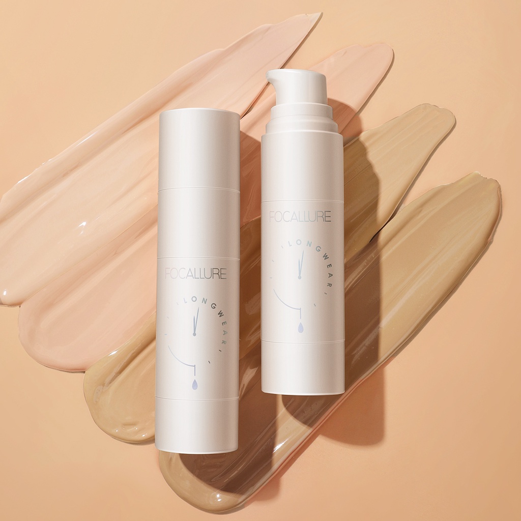 FOCALLURE Flaw-Resistant Longwear Foundation Full-Coverage Skin Care Waterproof 20g