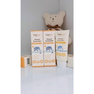 Kem chống nắng hữu cơ Orgabebe SPF 50PA+++ cho bé từ 3 tháng tuổi - Nội địa Hàn