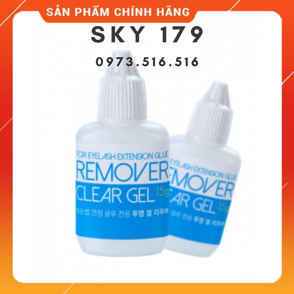 Gel tháo mi xanh remover clear gel- dụng cụ nối mi