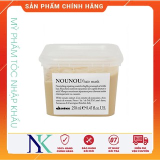 Hấp dầu phục hồi tóc hư tổn Davines Nounou 250ML