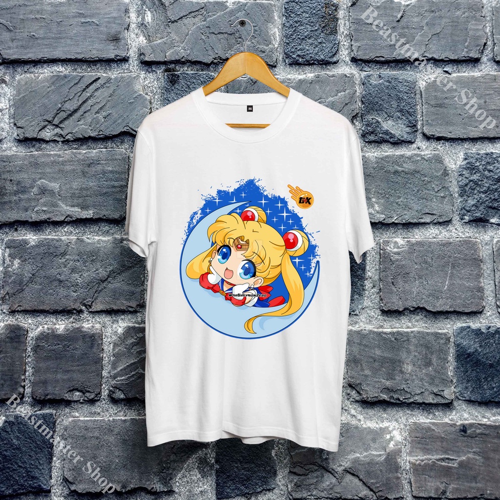 Áo Thun Thủy thủ Mặt Trăng Sailor Moon cho bé giá rẻ thời trang năng động cá tính thoáng mát I2SLM027