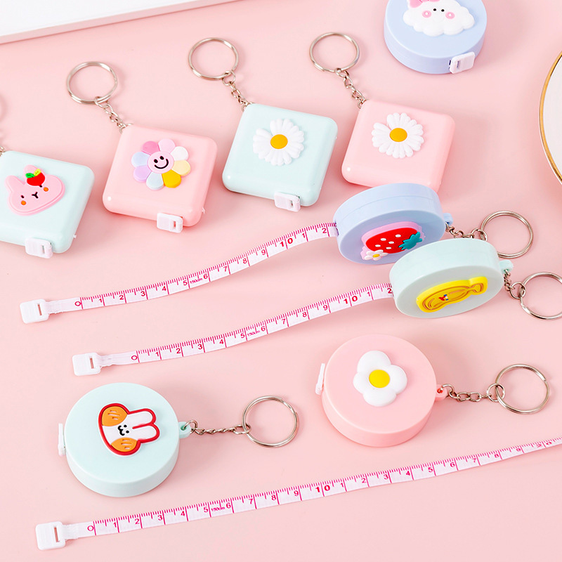 Thước dây cuộn mini hình hoạt hình đáng yêu tiện lợi