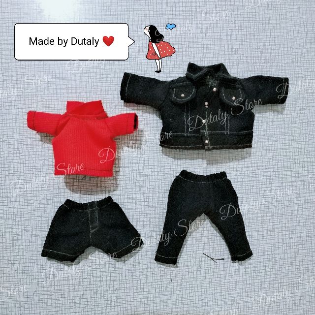 Ob11 - set 07 trang phục cho búp bê obitsu 11, ddf, nendoll, ymy, UFdoll