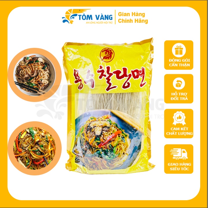 Miến Khoai Lang Hàn Quốc YongSoo ( 1kg ) - Tôm Vàng
