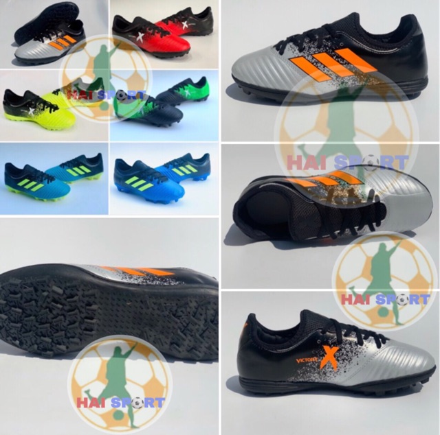 [ Tặng Túi Rút ] Giày đá bóng sân cỏ nhân tạo VICTORY - Khâu đế 100% Đế cao su siêu bền - Giày đá bóng sân cỏ tự nhiên