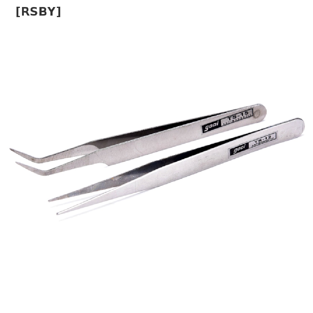 Set 2 Nhíp Inox Gắp Lông Mi / Trang Trí Móng Nghệ Thuật