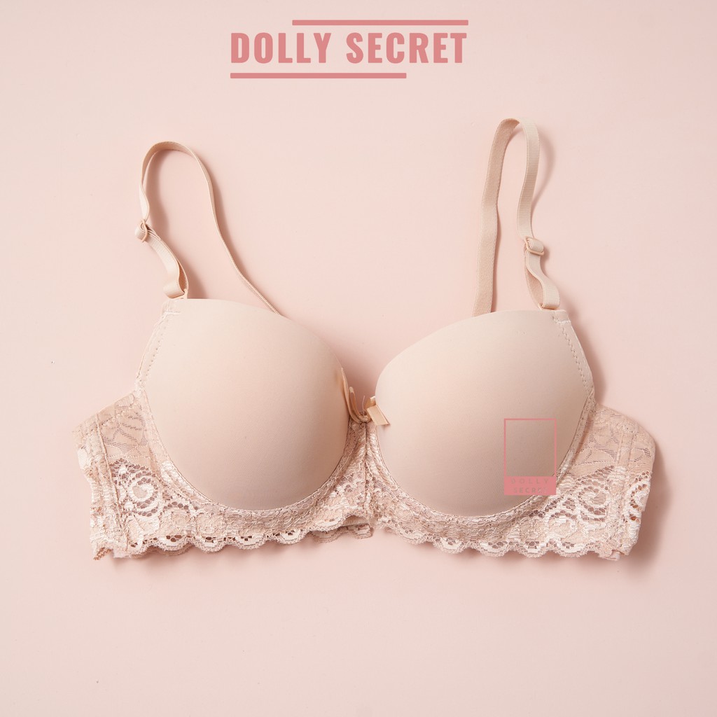Áo lót nữ nâng ngực có đệm ren nơ sexy gợi cảm chống chảy xệ DOLLY SECRET A07 | BigBuy360 - bigbuy360.vn