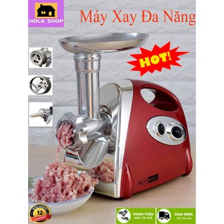 Máy đùn thịt , cá , máy xay thịt làm lạp xưởng thực phẩm đa năng bestware 2880w - 2 tốc độ xay và quay đảo 1614sp