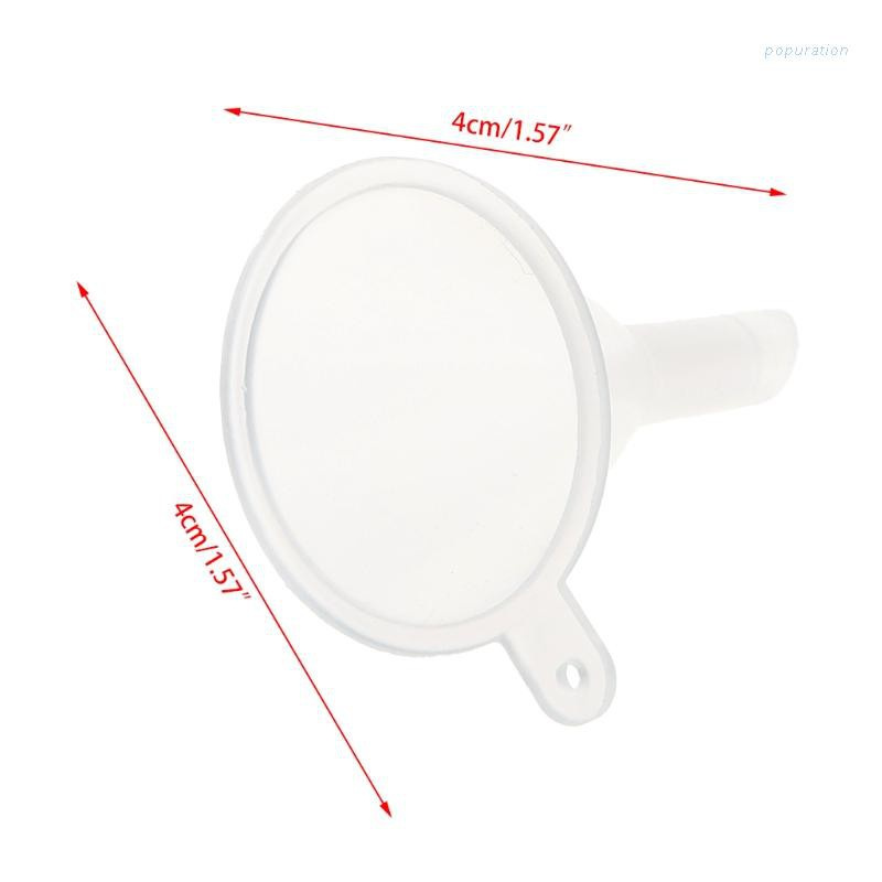 Phễu nhựa rót tinh dầu/chất lỏng mini tiện dụng cho phòng thí nghiệm/nhà bếp