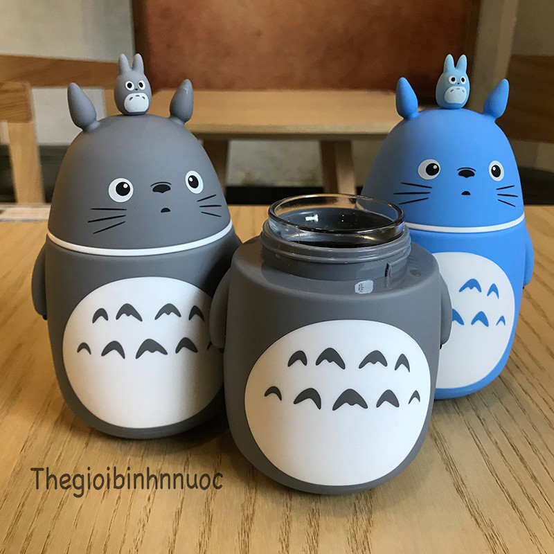 Bình Thuỷ Tinh Mèo Totoro Đáng Yêu N99