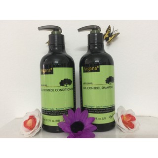 Cặp Gội Xả Kiểm Soát Dầu ARGANA OIL CONTROL 500ml x2