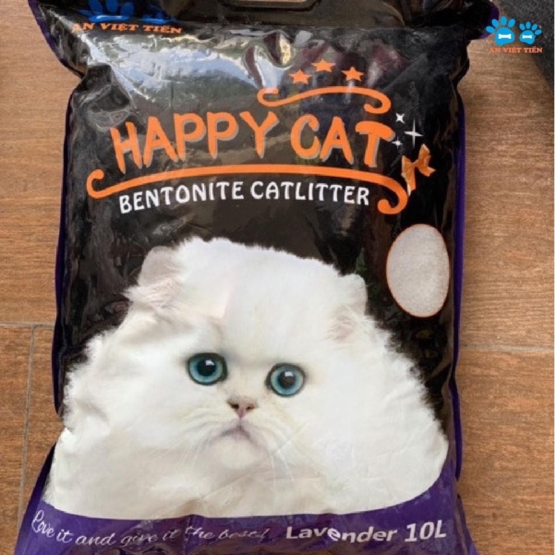 Cát Mèo Happy Cat túi 10Lít đủ các loại mùi