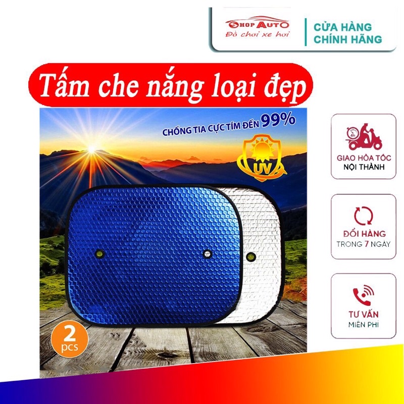 Tấm che nắng phủ nhôm bạc cách nhiệt, tấm che nắng kính ô tô hàng đẹp giá tốt