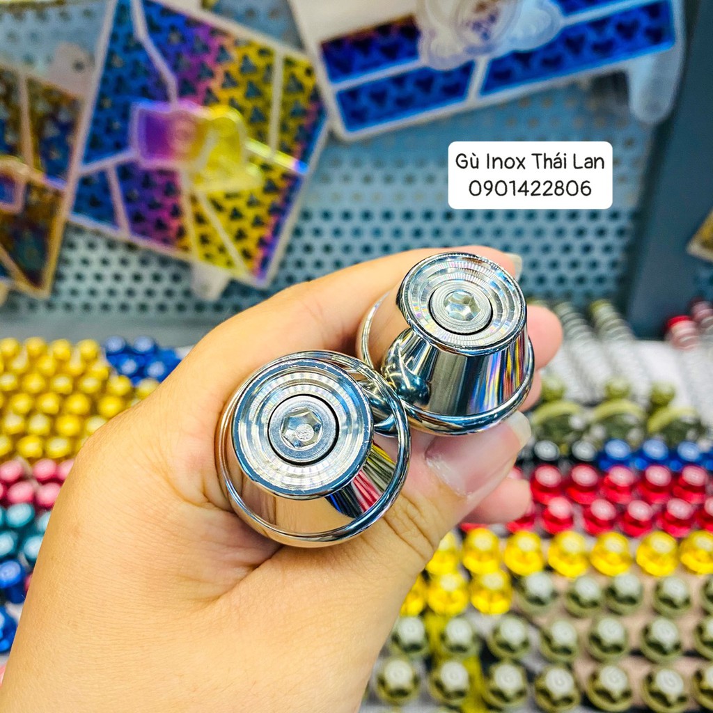 Gù Inox 304 xi niken hàng nhập thái lan gắn mọi loại xe