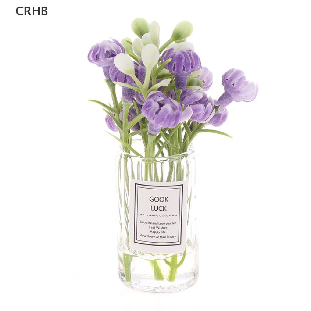 Chậu Hoa Nhài Trang Trí Nhà Búp Bê Tỉ Lệ 1: 12 Mới