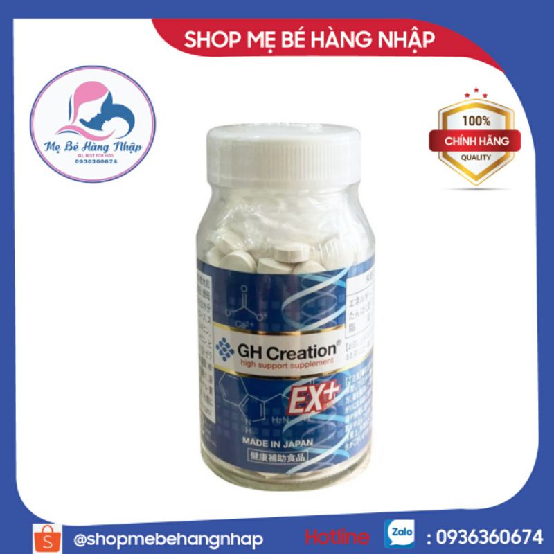 Viên uống tăng chiều cao GH Creation 270 viên mẫu mới