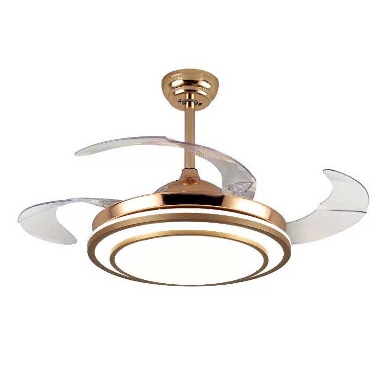 (Bảo hành 5 năm) Quạt trần đèn giấu cánh Chris, Đèn LED 3 chế độ sáng, QTD-19 | BigBuy360 - bigbuy360.vn