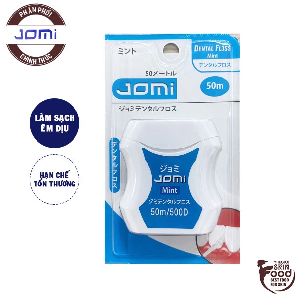 Chỉ Nha Khoa Hương Bạc Hà Jomi Dental Floss Mint 50m