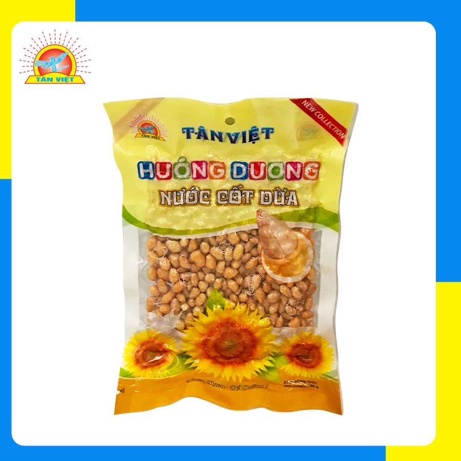 Hướng Dương Cốt Dừa Tân Việt Chuẩn Vị Thơm Béo An Toàn Vệ Sinh Thực Phẩm 90gr - 280gr