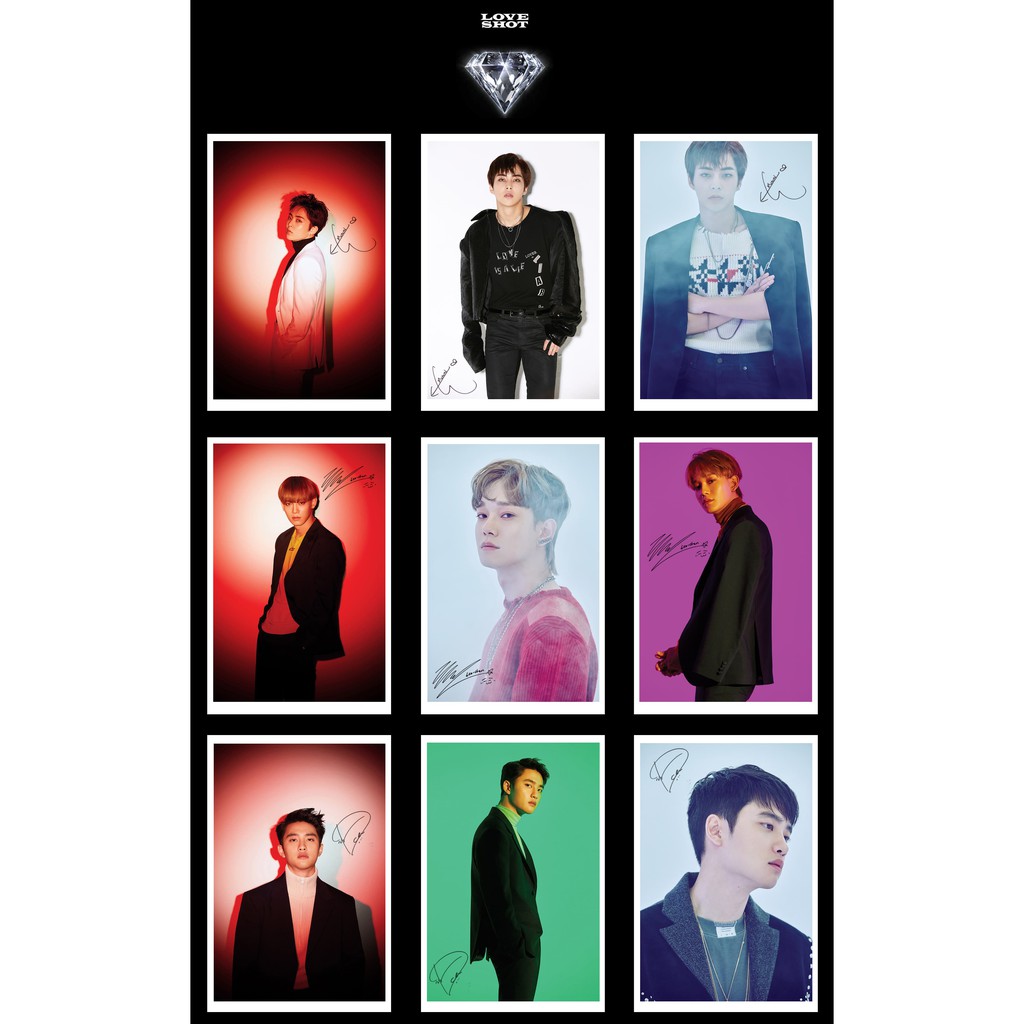 Lomo Card Ảnh EXO - LOVE SHOT ( 27 ảnh) | BigBuy360 - bigbuy360.vn
