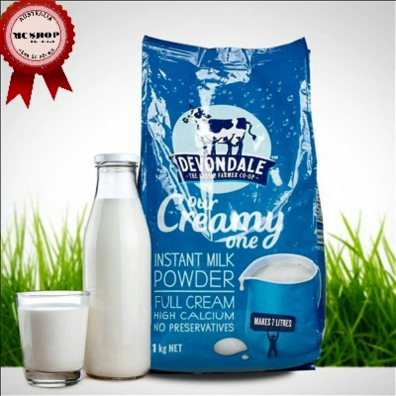 Sữa Devondale Nguyên Kem 1kg sữa tươi dạng bột Chính Hãng
