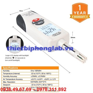 Máy đo nhiệt độ, độ ẩm không khí cầm tay HT350