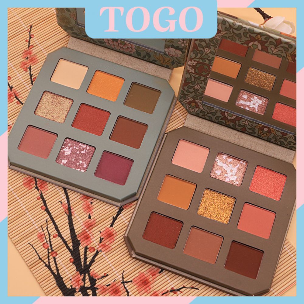 ☀☀☀ (Hàng Mới Về) Bảng Phấn Mắt Trang Điểm 9 Màu Nhũ Sắc Tố Cao ☝☝☝