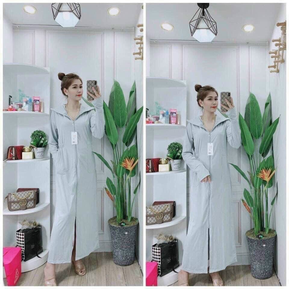 ÁO CHỐNG NẮNG DÀI, COTTON LƯỚI NGĂN TIA UV made in Viet Nam