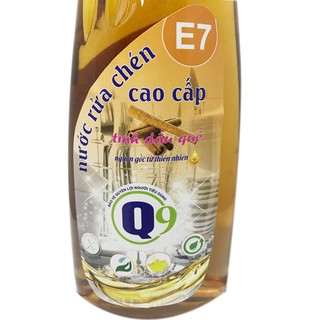 Nước rửa chén Q9 750ml - tinh dầu quế