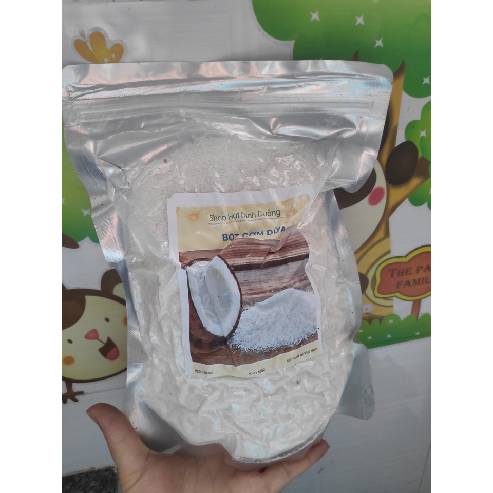 Date T12-22 Bột cơm dừa sấy khô 500gr