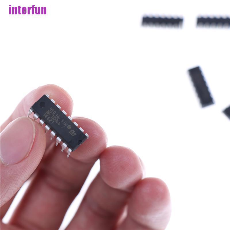 [Interfun1] 5Pcs L293D L293 Push-Pull Four-Channel Motor Driver Ic Dip-16 [Fun]