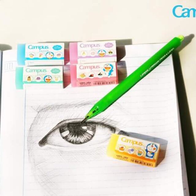 Gôm tẩy đoremon Campus