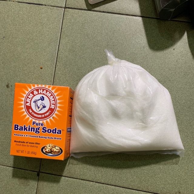 Combo tạo khí co2 1kg bột chanh + 1 hộp baking soda