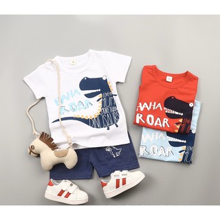 Bộ cotton cộc tay cho bé trai - sp00023