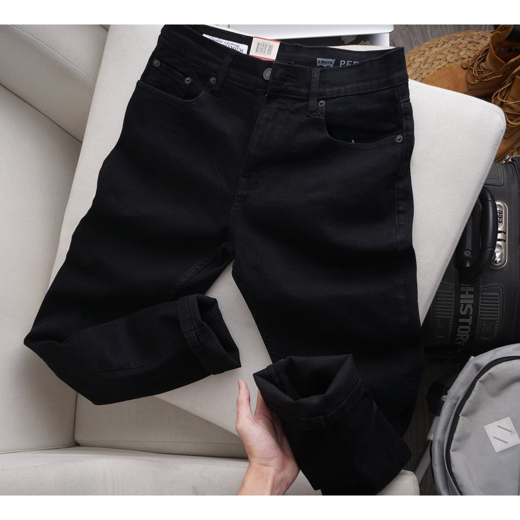 Quần Jean dài nam ống suông 514 Straight Fit , ống quần 18 - 20cm ,chất vải co dãn - 398