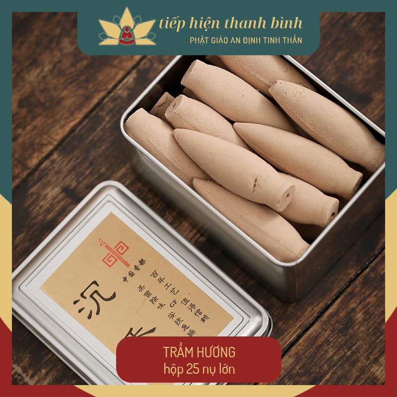 Nhang Nụ Cao Cấp Nụ Lớn Trầm Hương Khói Ngược 5 Mùi TRẦM HƯƠNG/ĐÀN HƯƠNG/TUYẾT TÙNG/NGẢI CỨU