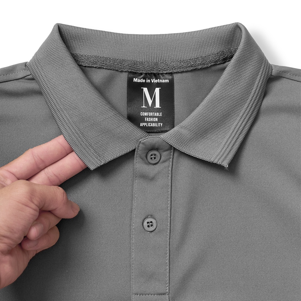 Áo polo trơn DONMAN Chất liệu giúp người mặc cảm thấy thoáng mát, thoải mái, dễ dàng phối đồ đa dạng AT11