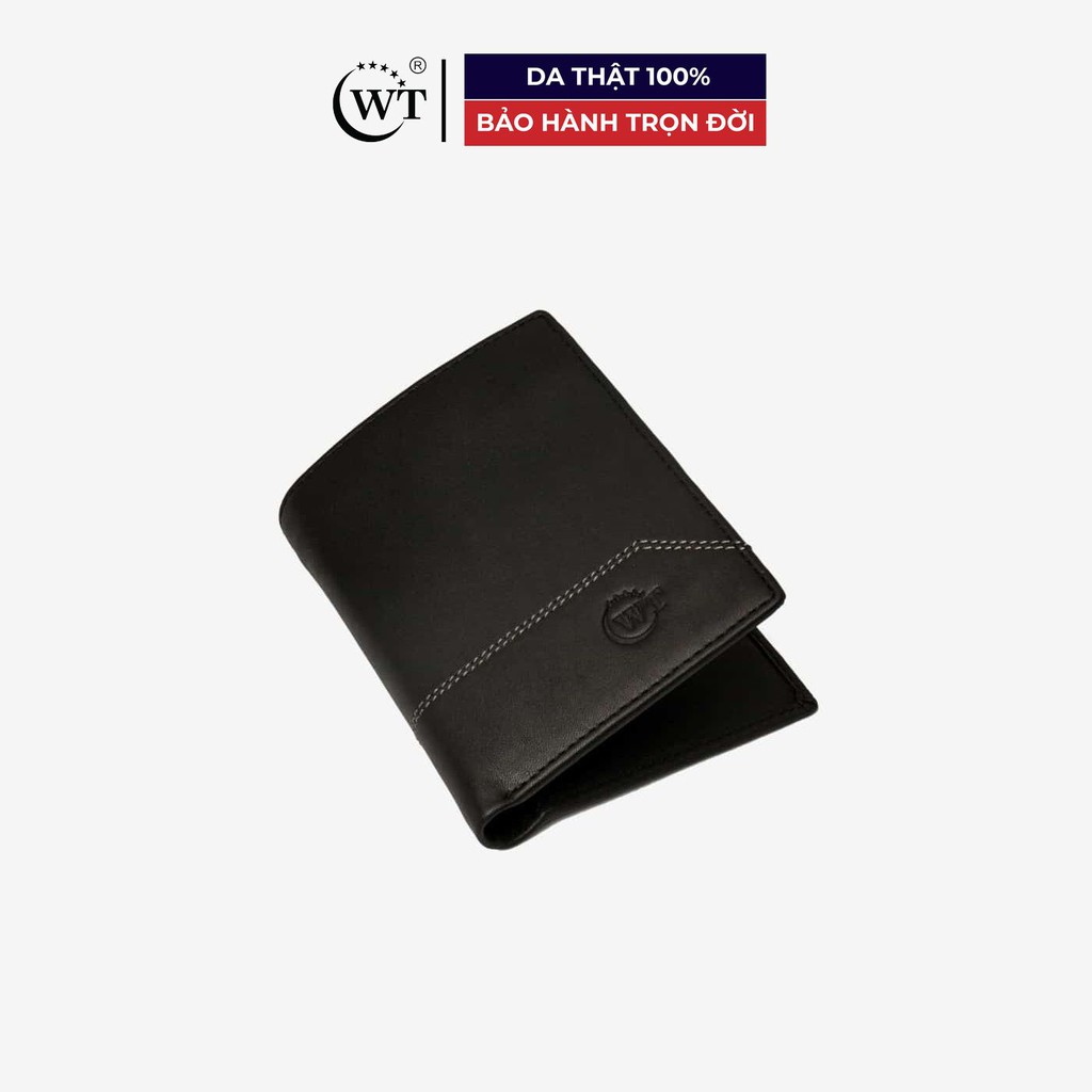 Ví Da Nam Da Bò Cao Cấp Màu Đen WT Leather 0126.2