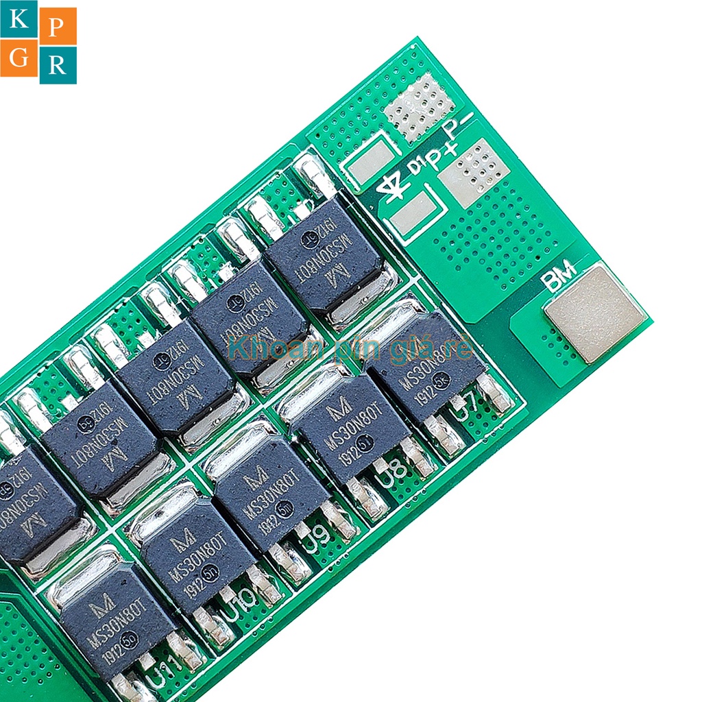 KPGR Mạch 2S 7.4V 25A BW bảo vệ pin Li-ion 3.7V