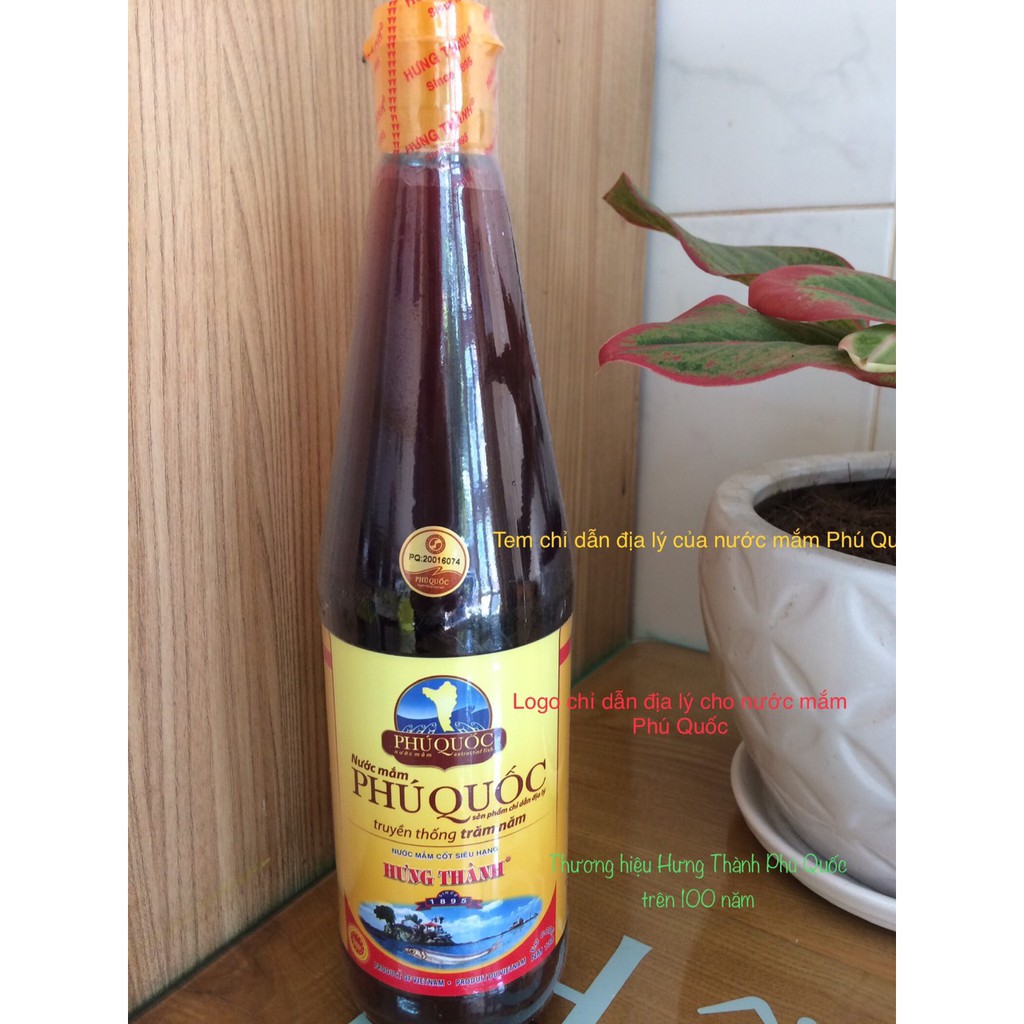 Nước mắm Hưng Thành Phú Quốc - chai 650ml 35g/l